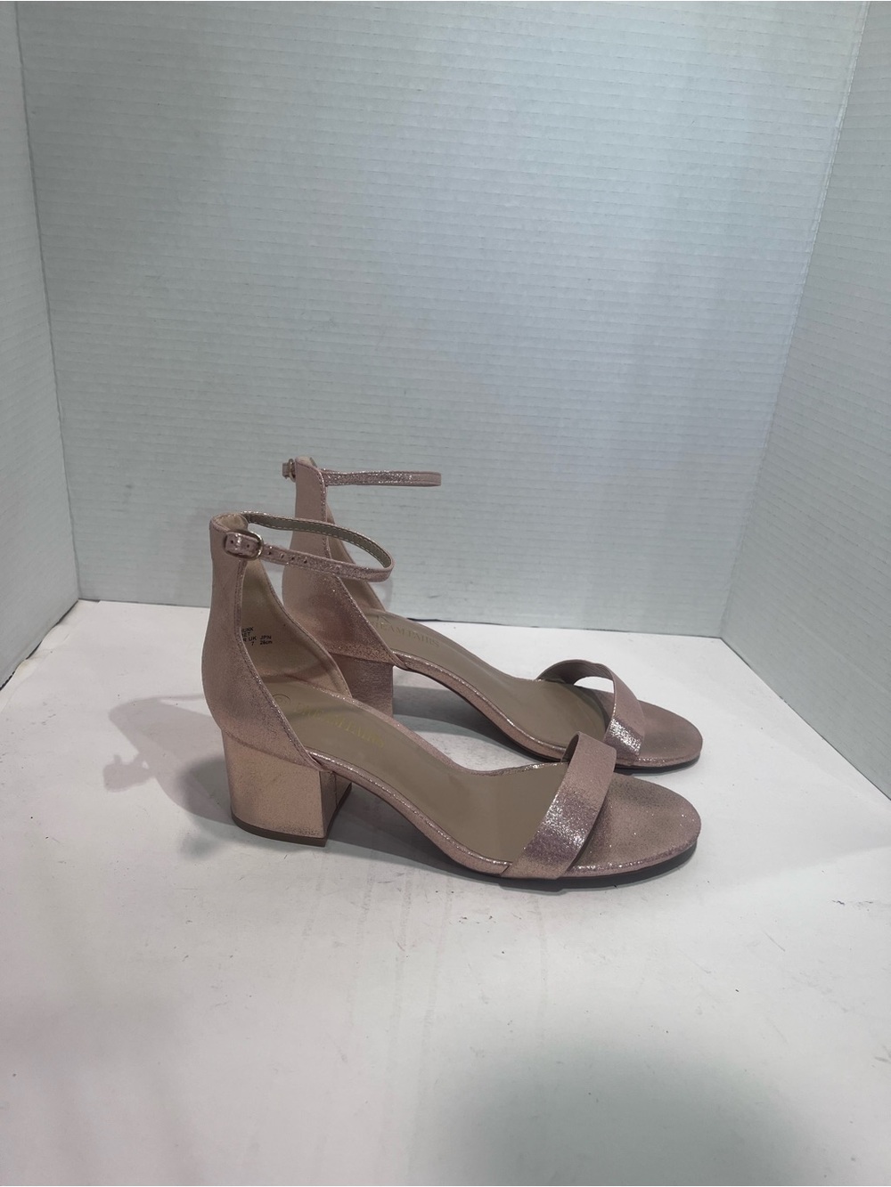 Dream Pairs Women's Ankle-Strap Block Heels in Rose Pink